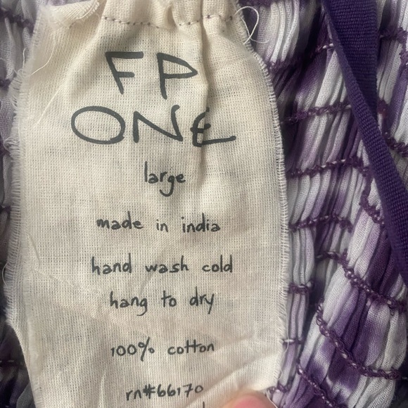 RARE Free People FP One tie dye Sunburst Maxi Dress Large purple - Picture 8 of 9